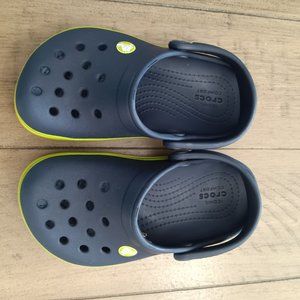 Crocs 204537 Croc band Kids Unisex Clogs Navy/volt Green